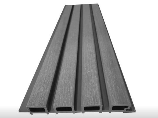 Decoratieve buiten kunststof gecanneleerde composiet WPC wandpaneel buiten tuinbekleding