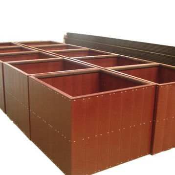 Breng uw groen naar een hoger niveau WPC-plantenbak De ultieme WPC-plantenbakkencollectie