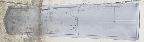 Windbestendig klasse 8 Licht transparant dak Milieuvriendelijk Eenvoudig te monteren Outdoor WPC-paneel Tuingereedschapshuis