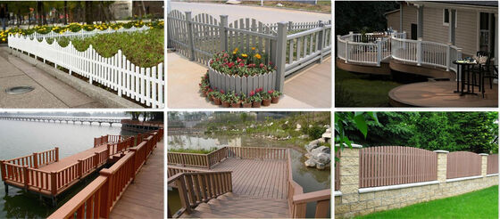 WPC-schermen met verticale lamellen, UV-stabiel voor woongemeenschappen