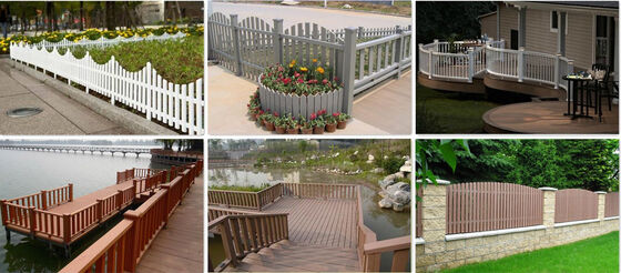 Decoratieve bar WPC hekwerk waterdicht voor hotel buiten