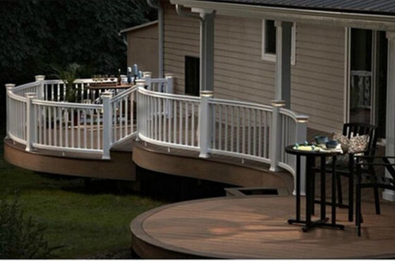 8FT hoge WPC-schermen anti-warp voor de grens van de schoolcampus