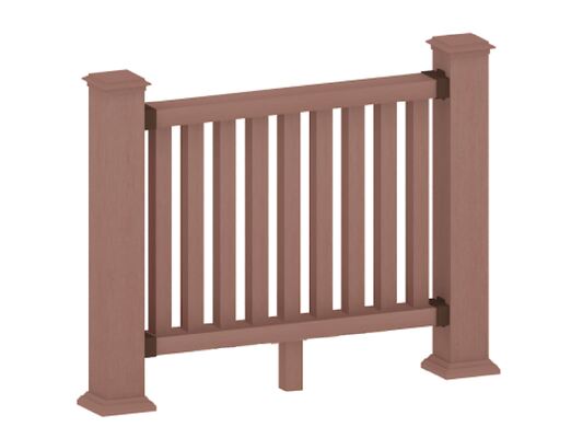 Eco-gerecycled WPC hekwerk anti-termiet voor boerderijgrens