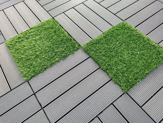 In elkaar grijpende WPC-vloertegels voor terras, insectenbestendig, duurzame afwerking, 10 jaar garantie
