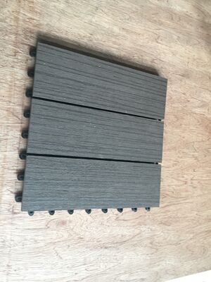 Home Outdoor WPC-terrastegels 30x30CM Duurzame doe-het-zelfvloeren met natuurlijke houtlook