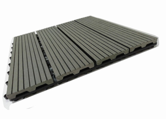 Home Outdoor WPC-terrastegels 30x30CM Duurzame doe-het-zelfvloeren met natuurlijke houtlook