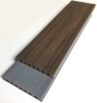 Gratis monster Antislip waterdicht UV-bestendig Teak Kleur 140 * 23 mm Composiet terrasplanken Vloeren buiten co-extrusie WPC terrasplanken