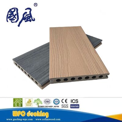 Fabrieksprijs Nieuwe generatie dubbele kleur co-extrusie Hout-kunststof composietmateriaal WPC-terrasplanken