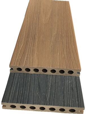 Eenvoudig te installeren HDPE houtstructuur hout-kunststof composiet terrasplanken met Ce-, FSC-certificaten