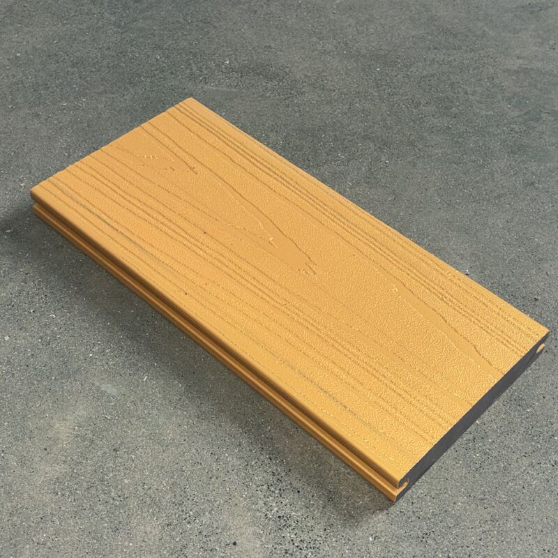 METALLIC WPC-PANELEN MET LUXE PATINA GLIMMER GOUDEN TERRAS