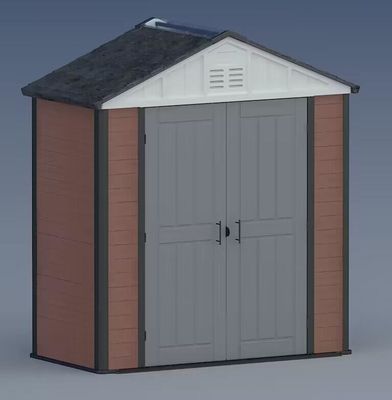 Outdoor WPC hout kunststof composiet tuin gereedschap schuur huis opslag waterdicht aanpasbaar