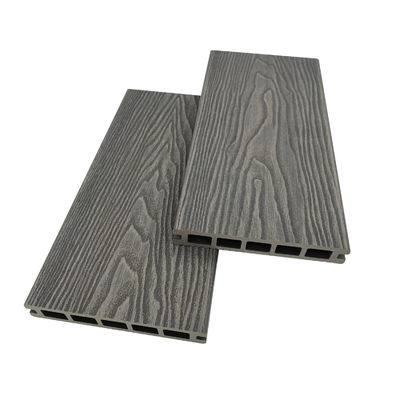 Hout plastic composiet 3D gerecycled dekplanken rond het zwembad voor buitentuin