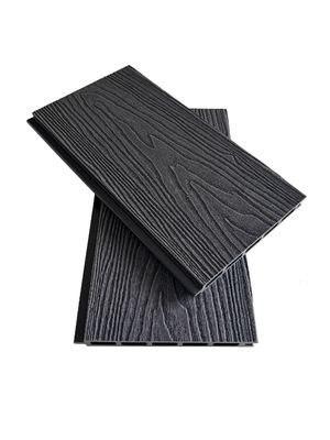 3D-reliëf WPC-hek buitenterras voor tuinbalkon